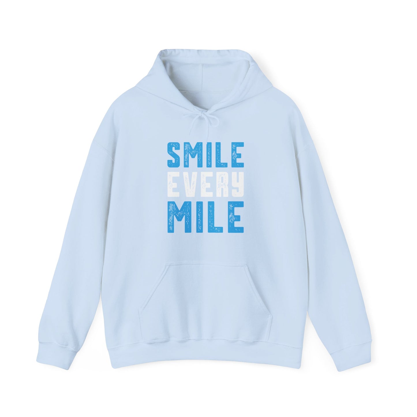 Smile Every Mile Unisex Heavy Blend Hooded Sweatshirt / Running Hoodie