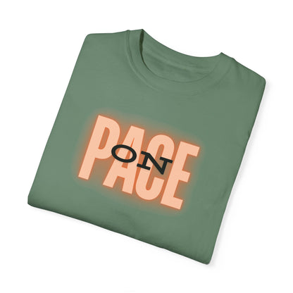 On Pace Unisex Garment-Dyed T-Shirt / Running T-Shirt