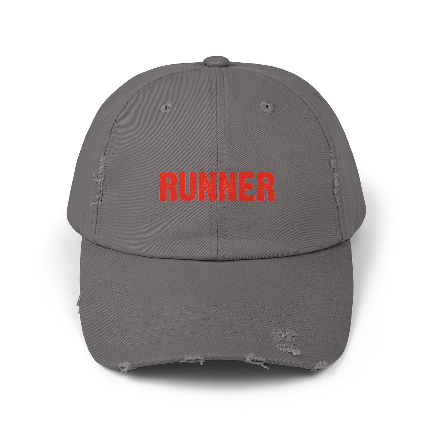 Runner Unisex Distressed Cap / ontherun Runner Cap