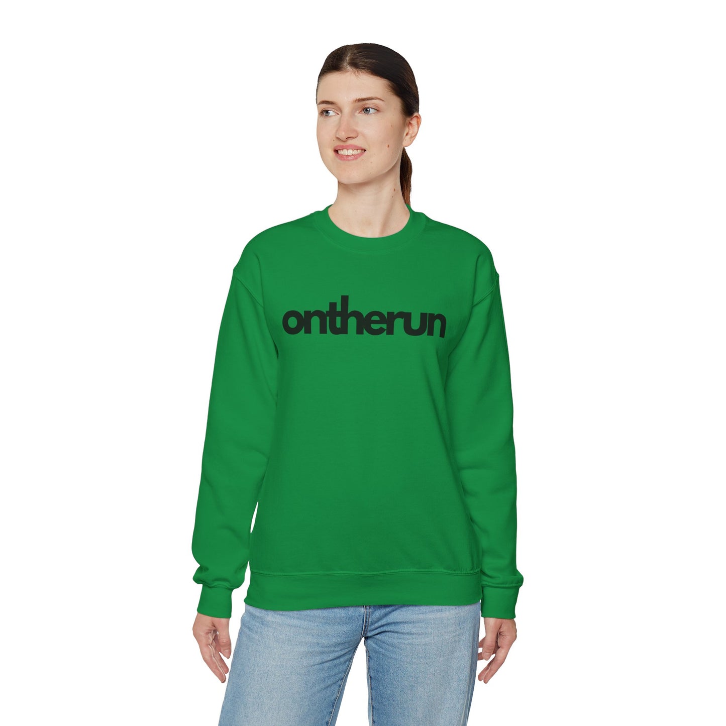 ontherun Unisex Heavy Blend Crewneck Sweatshirt / Running Sweatshirt