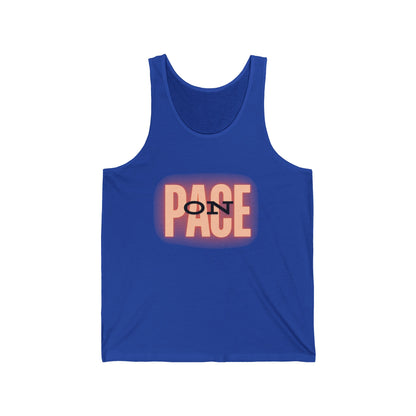 On Pace Unisex Jersey Tank / Unisex Running Tank