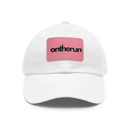 ontherun Hat with Leather Patch (Rectangle) / ontherun Hat