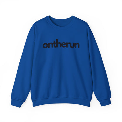 ontherun Unisex Heavy Blend Crewneck Sweatshirt / Running Sweatshirt