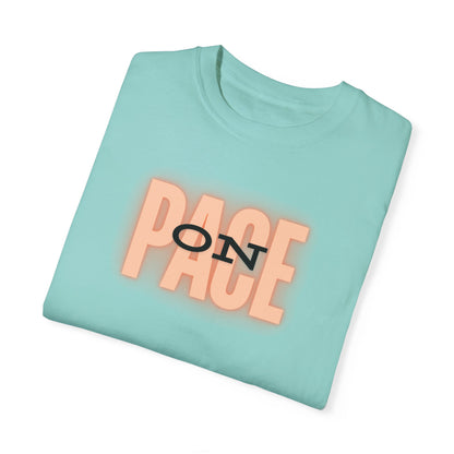 On Pace Unisex Garment-Dyed T-Shirt / Running T-Shirt