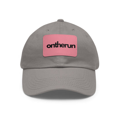 ontherun Hat with Leather Patch (Rectangle) / ontherun Hat