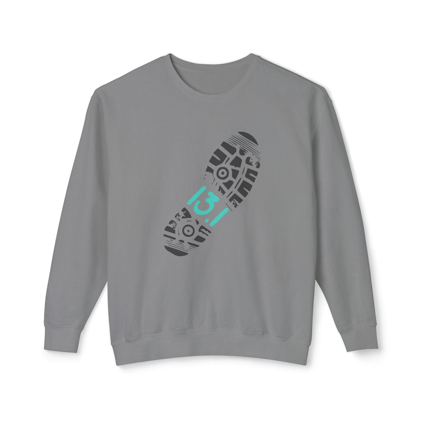 13.1 Unisex Lightweight Crewneck Sweatshirt / Half Marathon Lightweight Sweatshirt