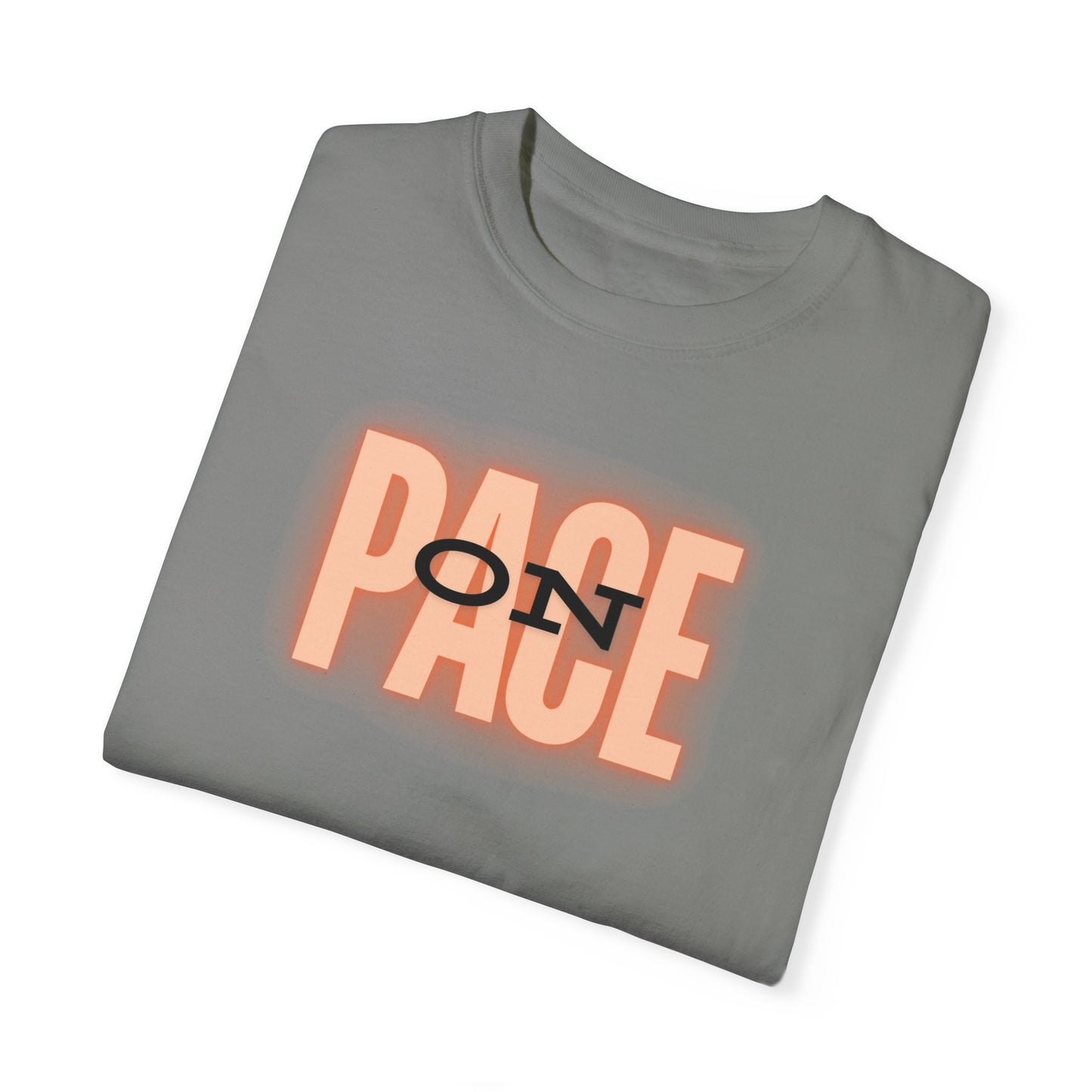 On Pace Unisex Garment-Dyed T-Shirt / Running T-Shirt