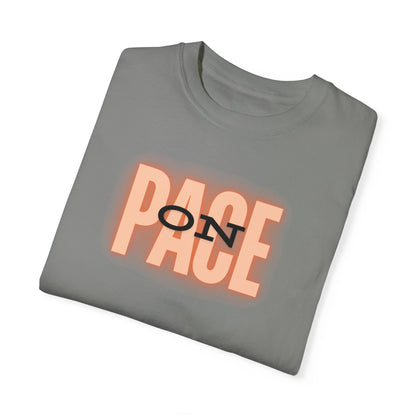 On Pace Unisex Garment-Dyed T-Shirt / Running T-Shirt