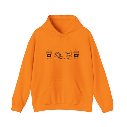 Coffee Run Banana Coffee Hoodie / Running Hoodie