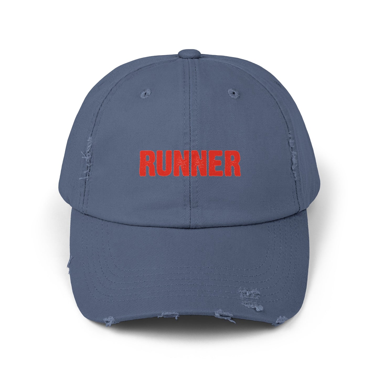 Runner Unisex Distressed Cap / ontherun Runner Cap