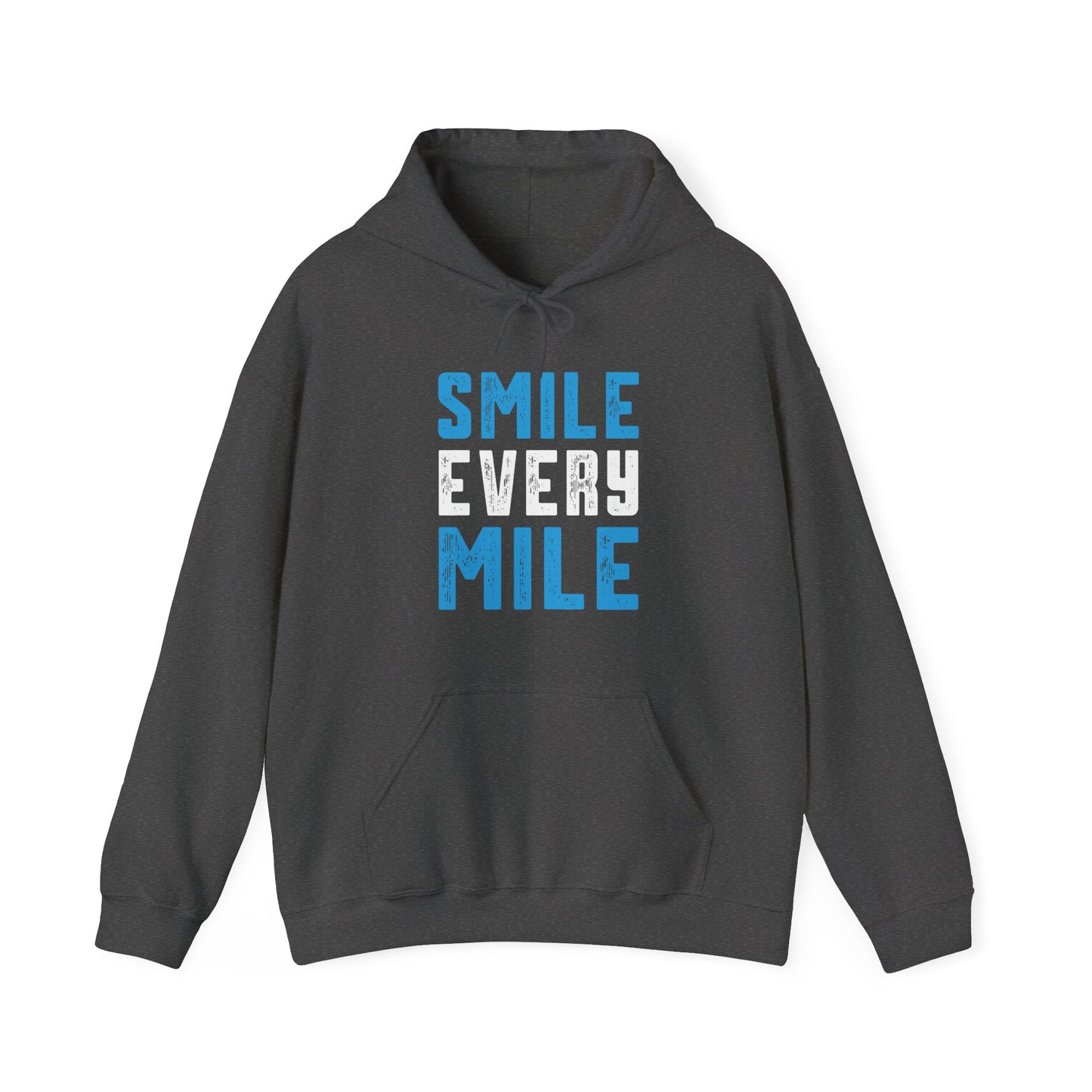 Smile Every Mile Unisex Heavy Blend Hooded Sweatshirt / Running Hoodie