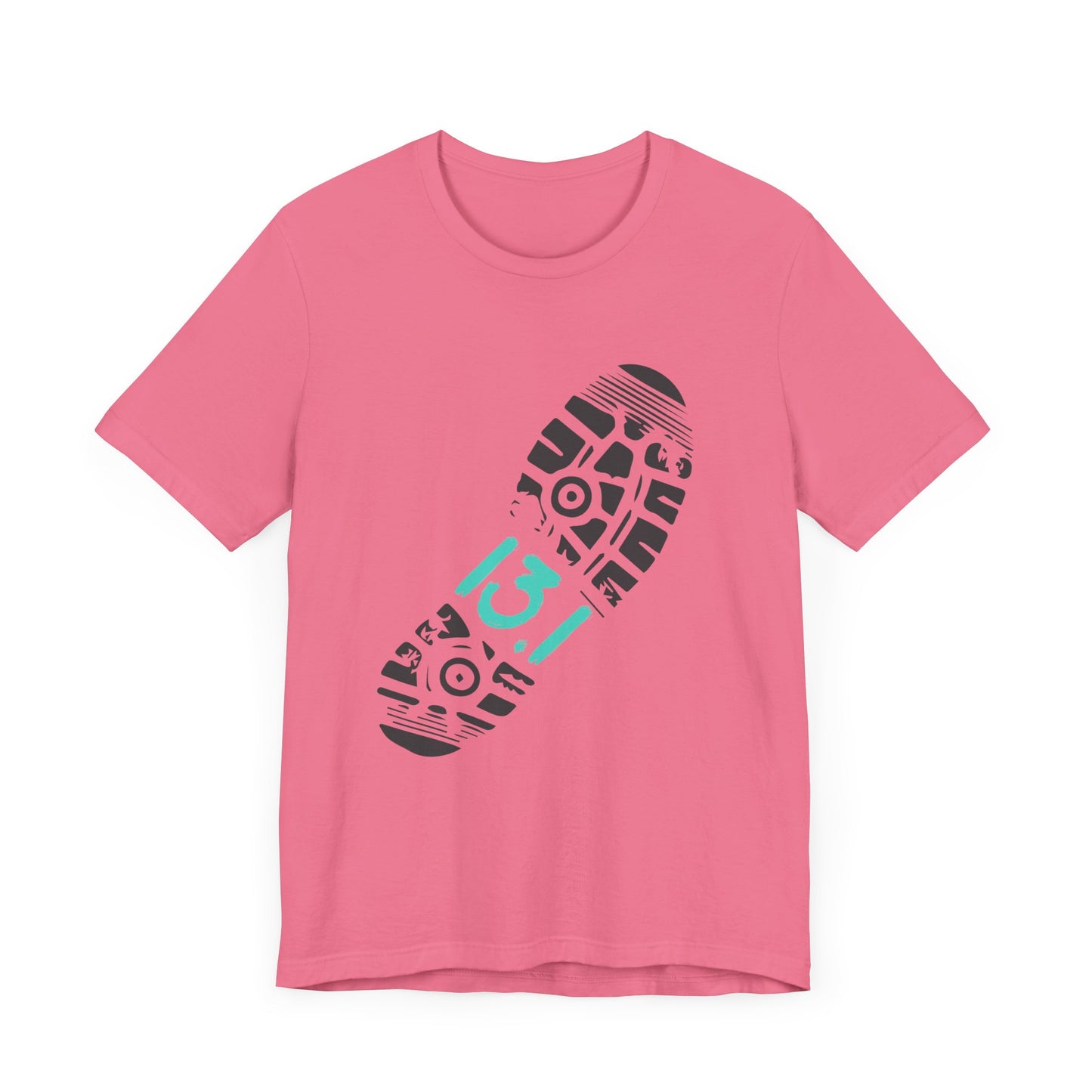 13.1 Footprint T-Shirt / Half Marathon Running T-Shirt