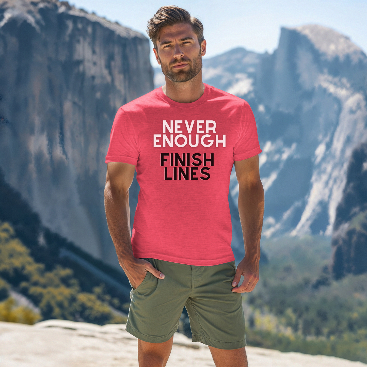 Never Enough Finish Lines T-Shirt / Running T-Shirt