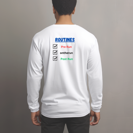 Routines ontherun Unisex Long Sleeve Tee / Long Sleeve Running Tee