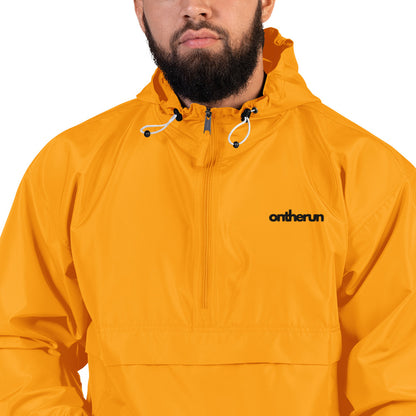 ontherun Embroidered Champion Packable Jacket