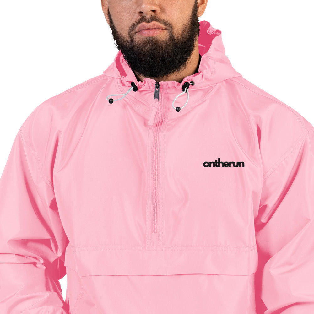 ontherun Embroidered Champion Packable Jacket