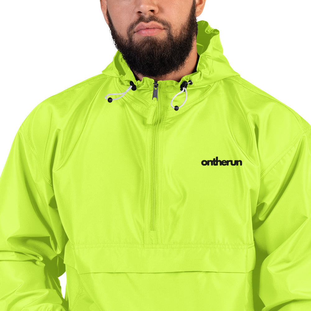 ontherun Embroidered Champion Packable Jacket