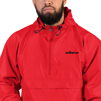 ontherun Embroidered Champion Packable Jacket