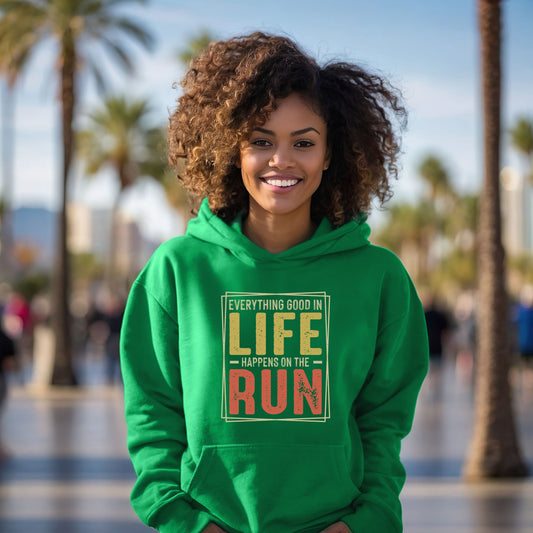 Everything Good in Life Unisex Heavy Blend Hooded Sweatshirt / Running Hoodie