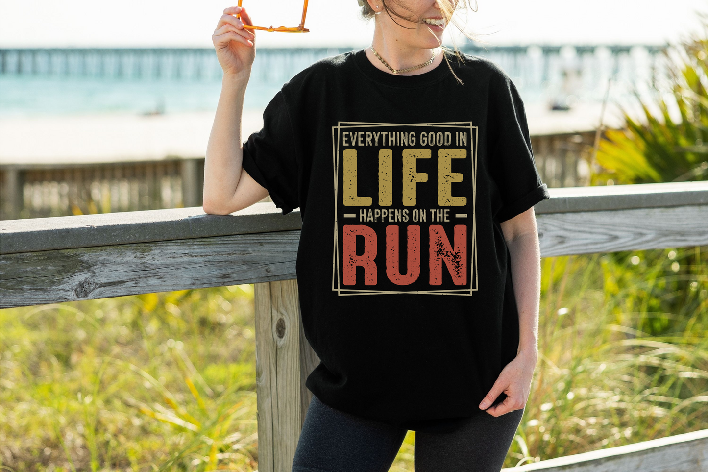 Everything Good in Life Unisex Softstyle T-Shirt / Unisex Running T-Shirt