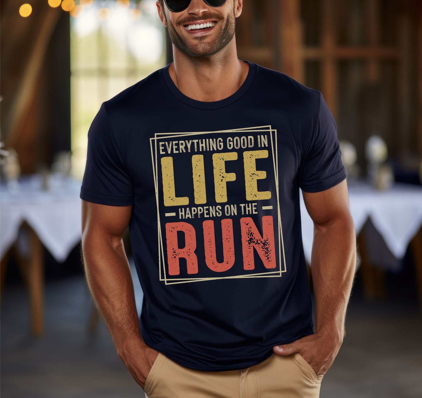 Everything Good in Life Unisex Softstyle T-Shirt / Unisex Running T-Shirt