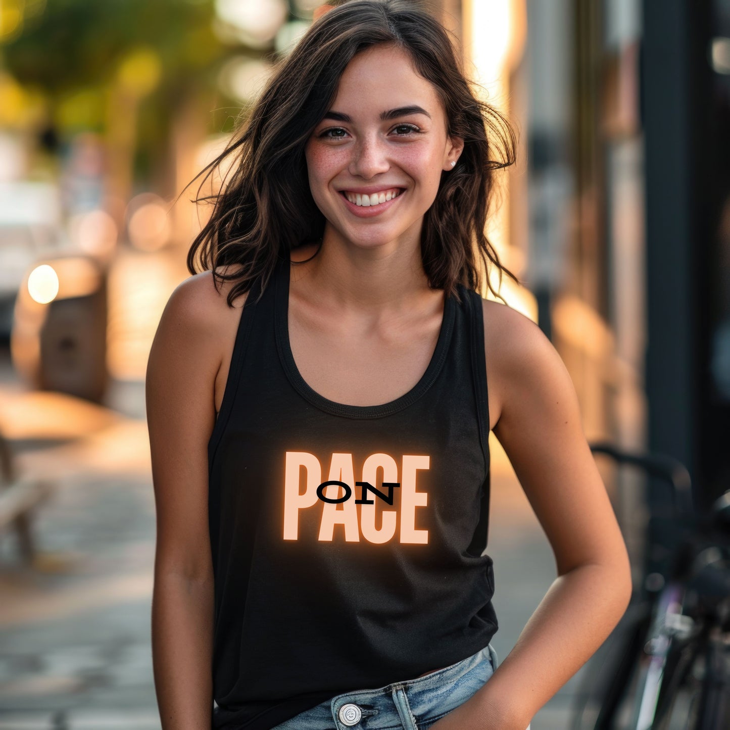 On Pace Unisex Jersey Tank / Unisex Running Tank