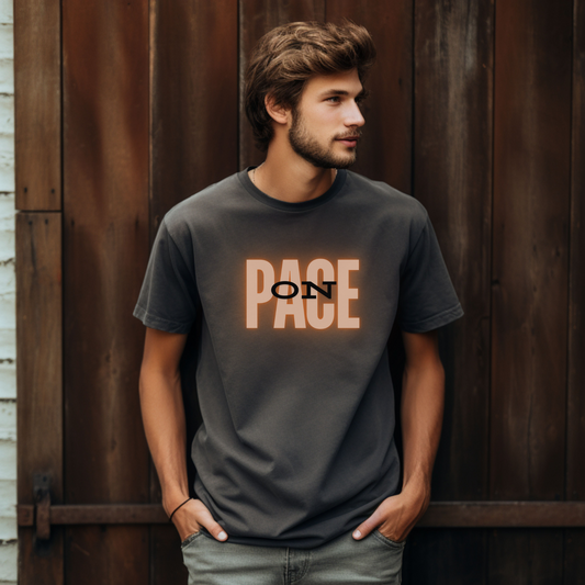 On Pace Unisex Garment-Dyed T-Shirt / Running T-Shirt