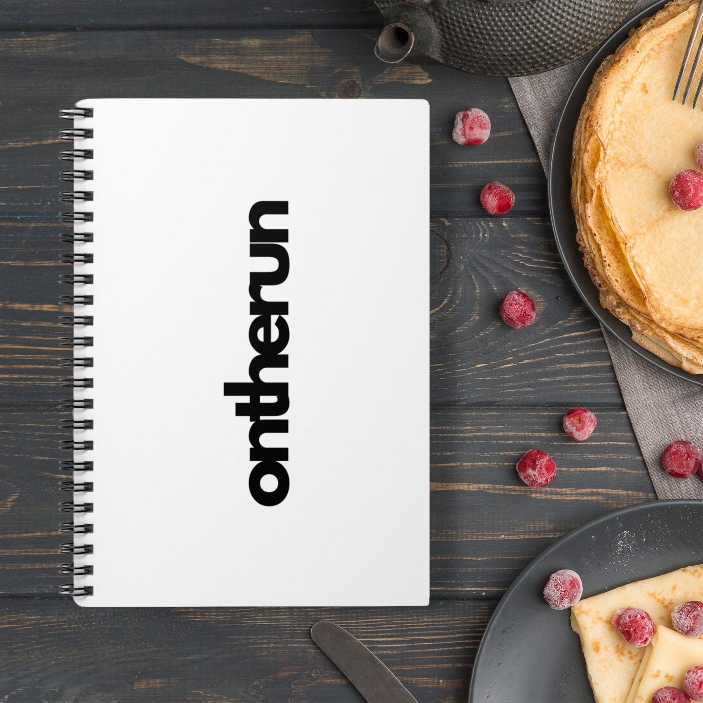 ontherun Spiral Notebook - Ruled Line / Notebook for Runners