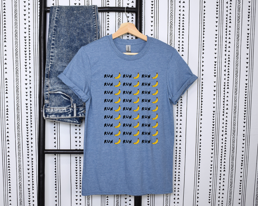 Run Banana Unisex Softstyle T-Shirt / Running T-Shirt