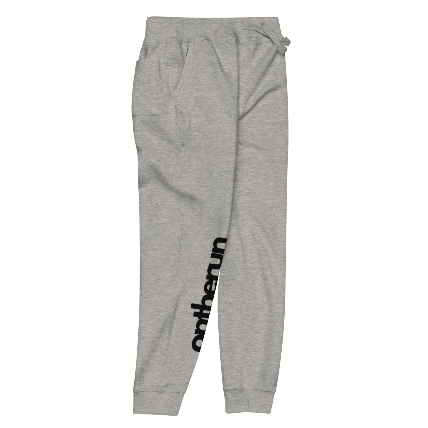 ontherun Unisex Fleece Sweatpants / Front Print Sweatpants