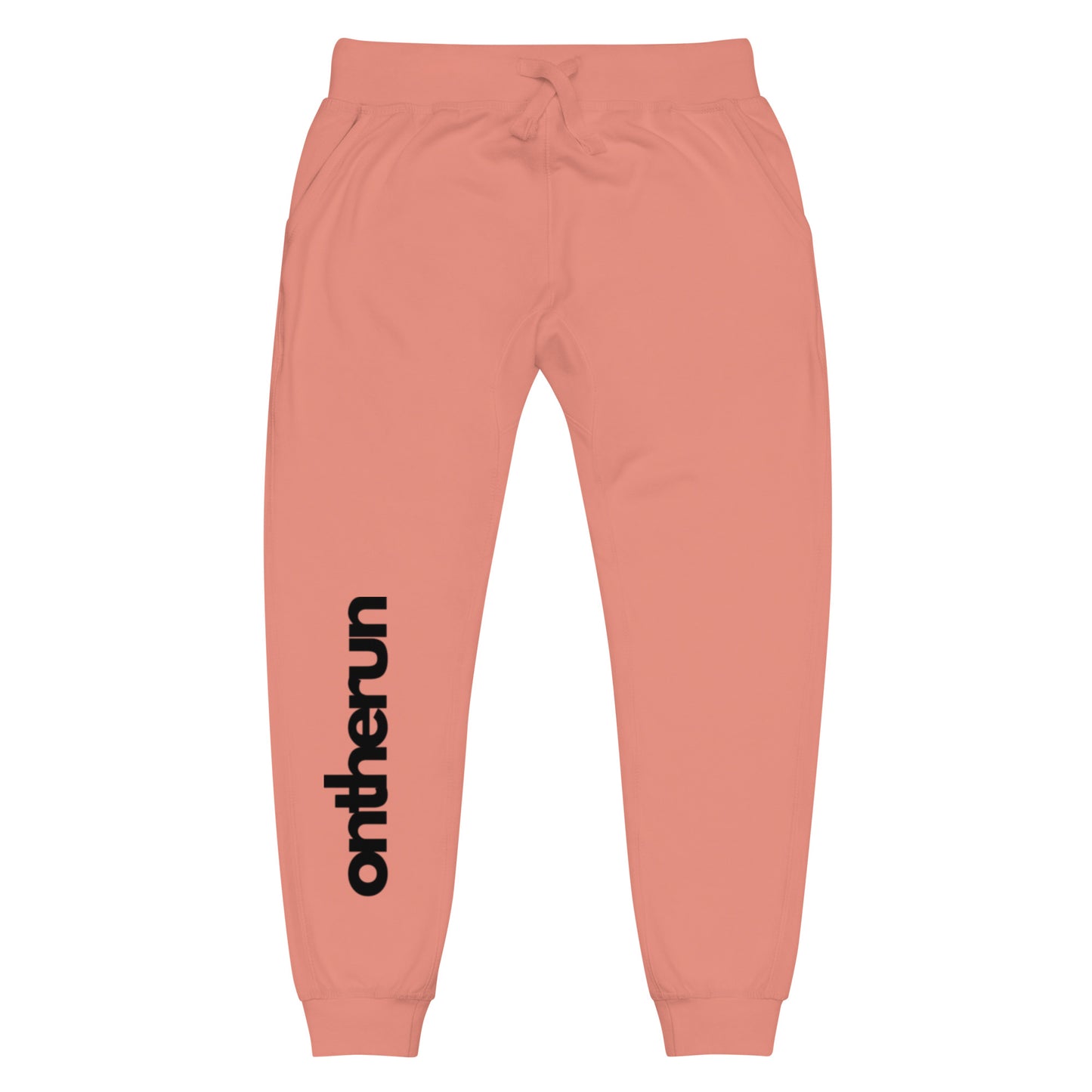 ontherun Unisex Fleece Sweatpants / Front Print Sweatpants