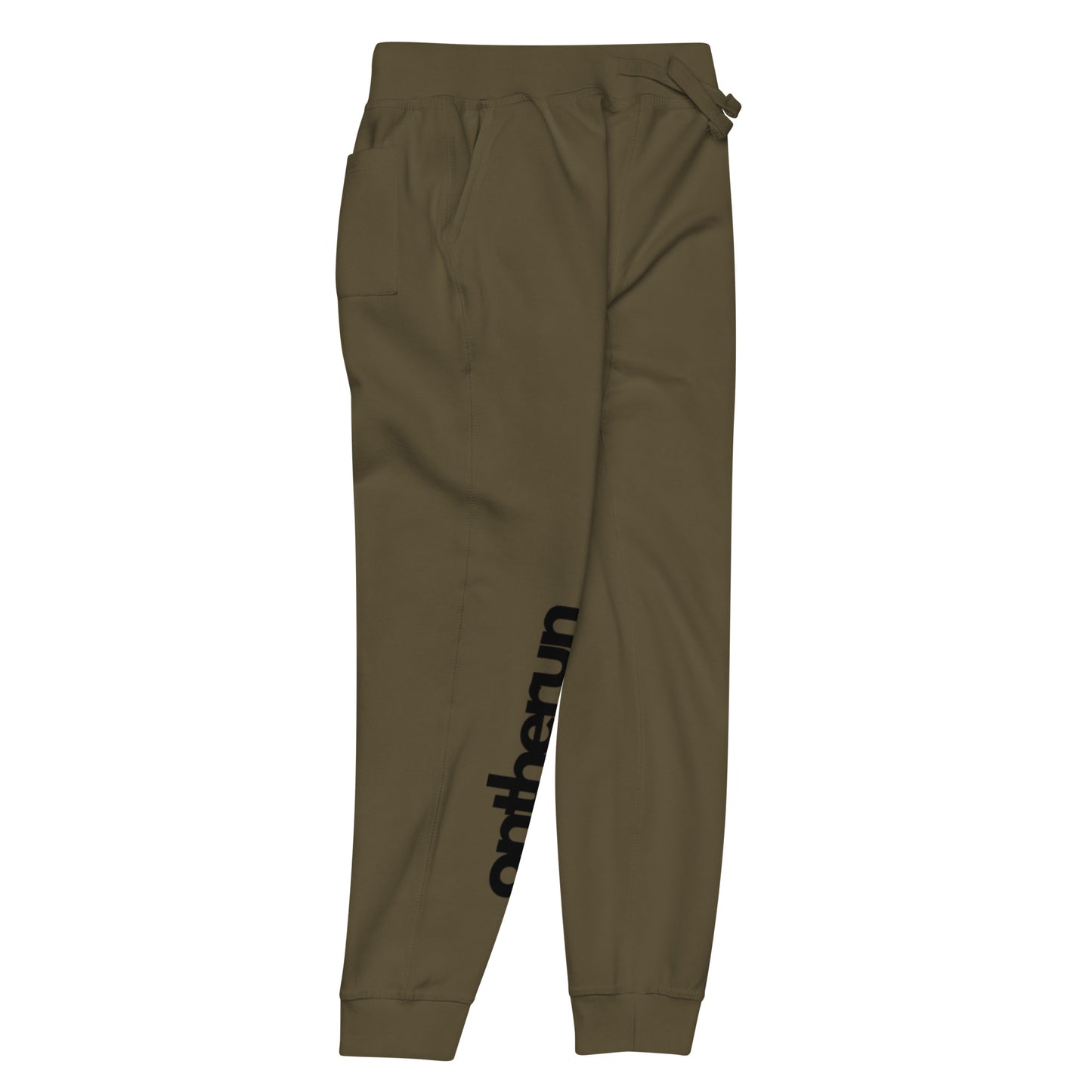 ontherun Unisex Fleece Sweatpants / Front Print Sweatpants