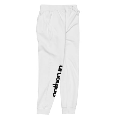 ontherun Unisex Fleece Sweatpants / Front Print Sweatpants