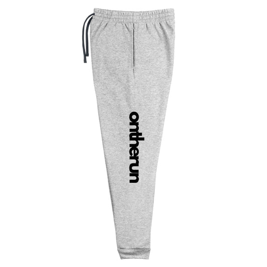 ontherun Unisex Joggers / Unisex Running Joggers / Side Print Joggers