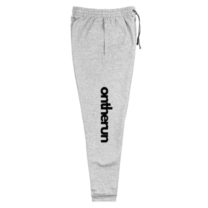 ontherun Unisex Joggers / Unisex Running Joggers / Side Print Joggers